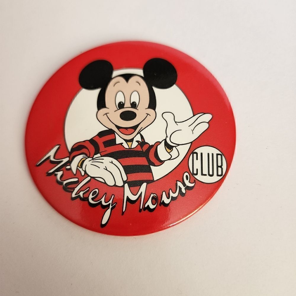Vintage Disney's Mickey Mouse Club Button Pin